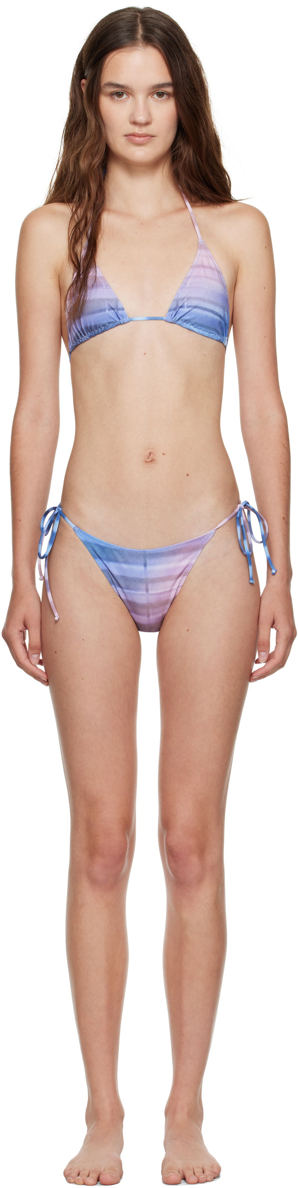 Plavky Jean Paul Gaultier Jean Paul Gaultier Body Printed Air Bikini Fialová | 25/03-W-BS032-J011P-565034, 0