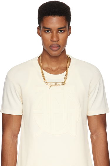 Náhrdelník Jean Paul Gaultier 'The Gaultier Safety Pin' Chain Necklace Metalická | 23/15-U-CO002-X006-92, 1