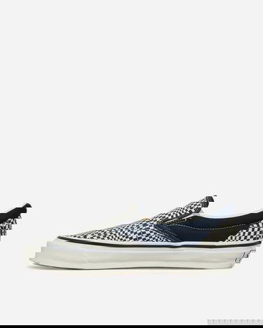 Tenisky a topánky Vans Classic Slip-On Reissue 98 Check Navy | VN000E96YUA1, 3