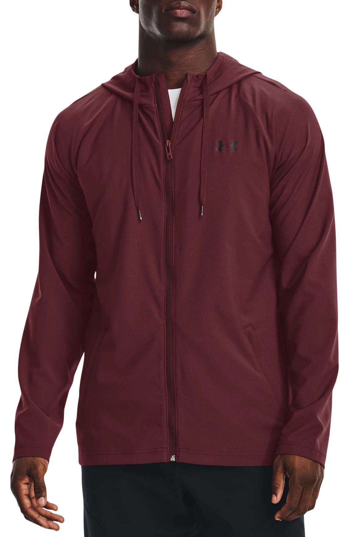 Mikina Under Armour Perforated Windbreaker Červená | 1370499-690, 0