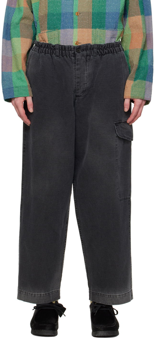 Cargo nohavice YMC YMC Faded Cargo Trousers Čierna | P4WAJ, 0
