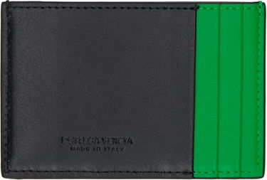 Peňaženka Bottega Veneta Leather Card Holder Zelené | 748052 VBWD4 1120, 0