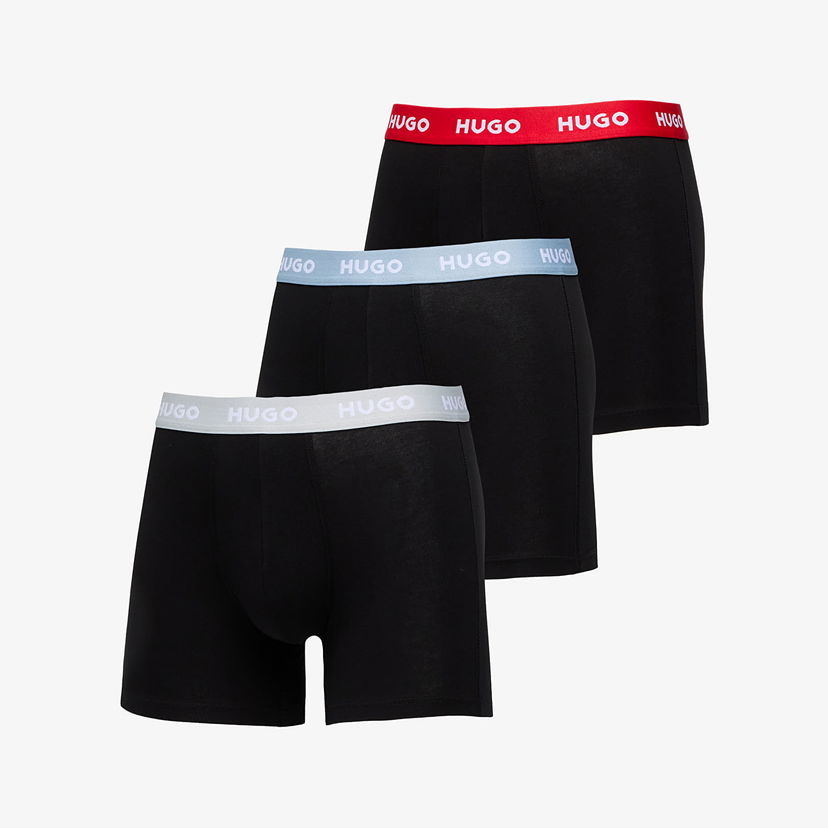 Boxerky BOSS Hugo Boxer Briefs 3-Pack Multicolor Čierna | 50532613-975
