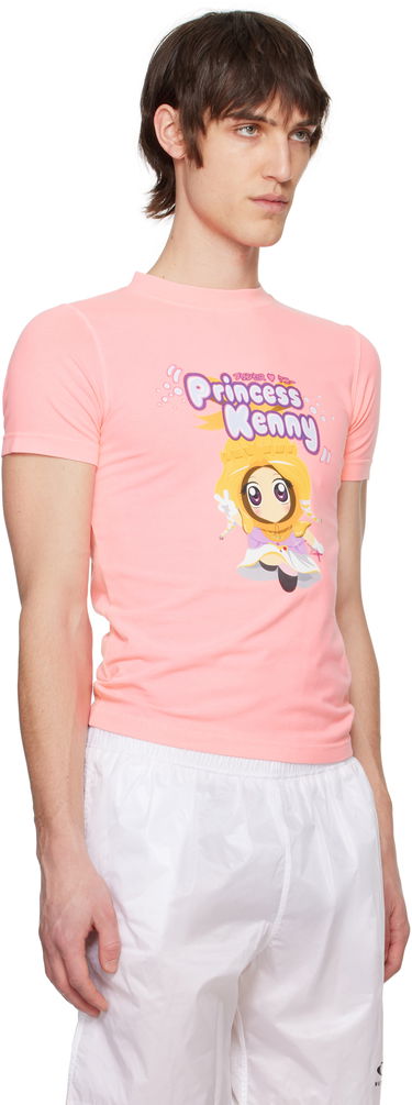 Tričko VETEMENTS VETEMENTS 'Princess Kenny' Fitted T-Shirt Ružová | MA66TR610H, 1