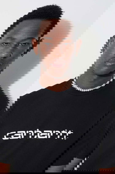 Tričko Carhartt WIP Script T-Shirt TREEHOUSE Čierna | I031047, 4