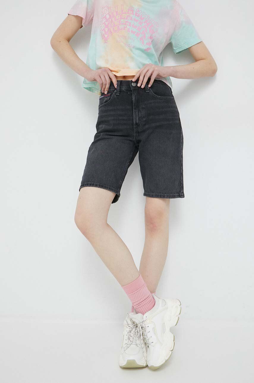 Šortky Tommy Hilfiger Denim Shorts Čierna | DW0DW15594.PPYX, 0