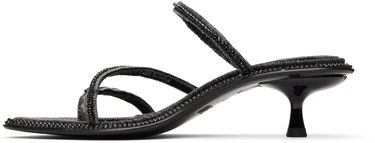 Starostlivosť o obuv Diesel D-Havanna Kittie Embellished Denim Heels Čierna | Y03603 PR853, 2