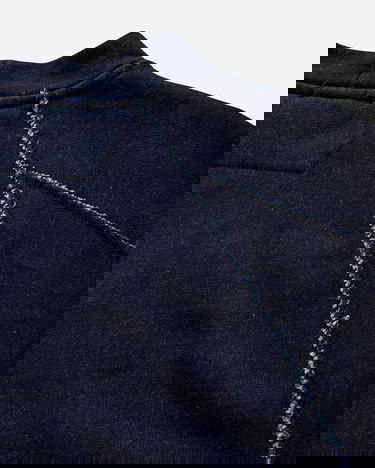 Sveter C.P. Company Fleece Logo Sweatshirt Navy | 18CMSS184A-110055W D08, 4