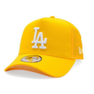Šiltovka New Era New Era MLB Essential 9FORTY Trucker LA Dodgers Cap One Size (56-59 cm) Žltá | 60595189, 0