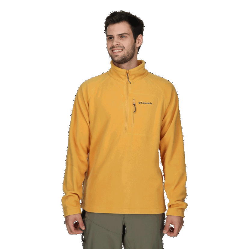 Mikina Columbia Fast Trek III Half Zip Fleece Žltá | 1553511756