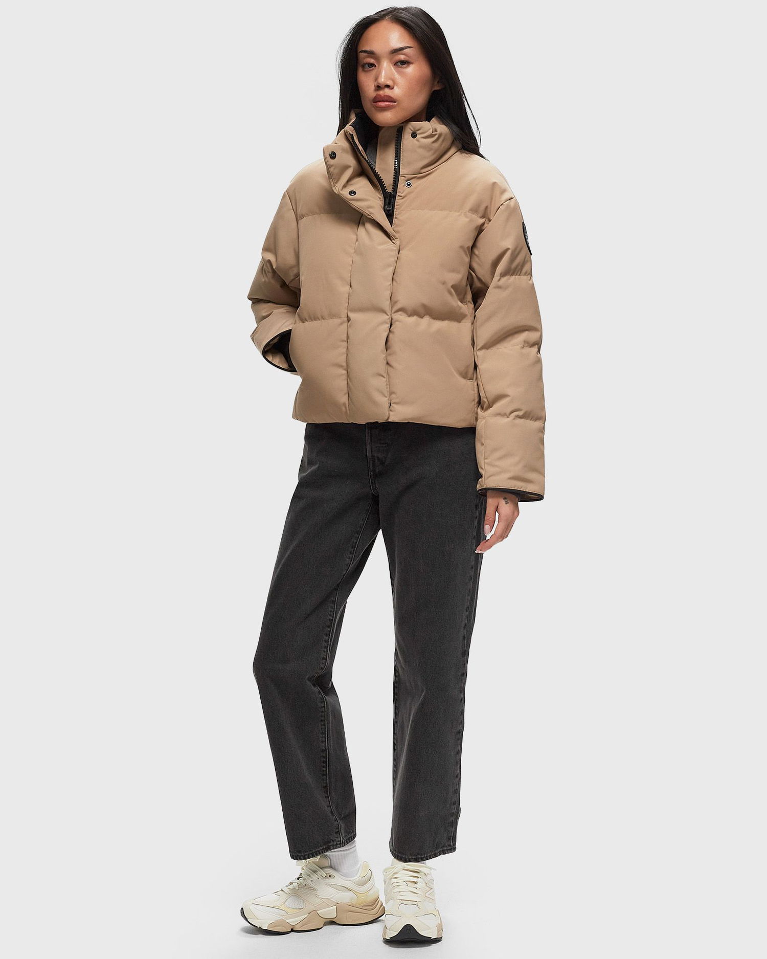 Prešívaná bunda Canada Goose Grandview Cropped Jacket Béžová | 2266WB-1483, 1