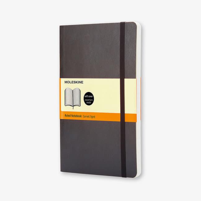 Large Ruled Soft Cover Notebook