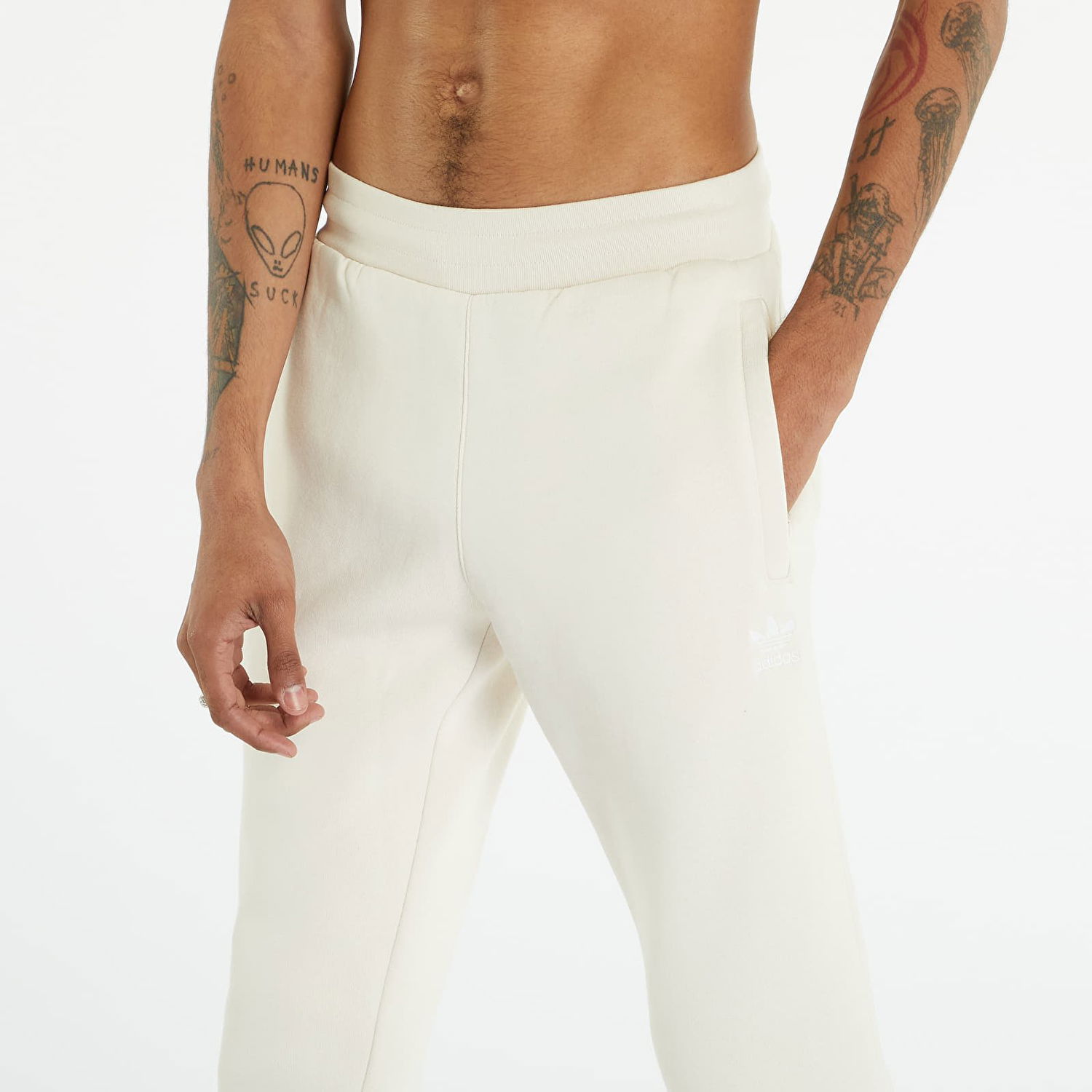 Tepláky adidas Originals Trefoil Essentials Pant Biela | IA4836, 1