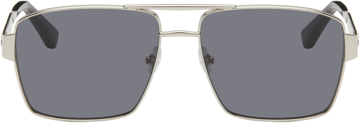 Slnečné okuliare AMI AMI Paris 75007 Stainless Steel Sunglasses Metalická | UGL514.AM0003, 0