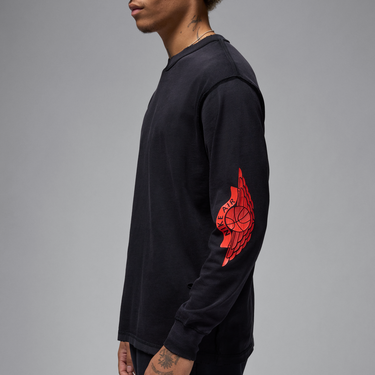 Tričko Jordan Jordan Rare Air Long Sleeve T-Shirt Čierna | IB3134-010, 2