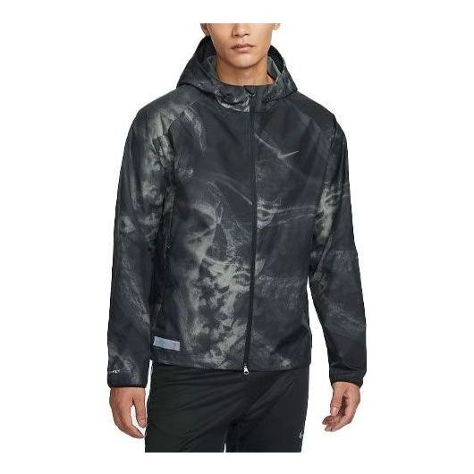 Vetrovka Nike Running Division Storm-FIT Men's Printed Running Jacket Čierna | FB8551-010, 0