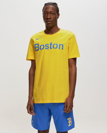 Tričko Nike MLB Boston Red Sox S/S Essential Cotton Tee Žltá | N199-77I-BQ-0A3, 1