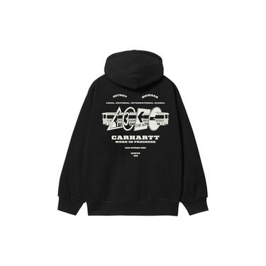Mikina Carhartt WIP Hooded Runaway Sweat Jacket Čierna | I034414_4, 2