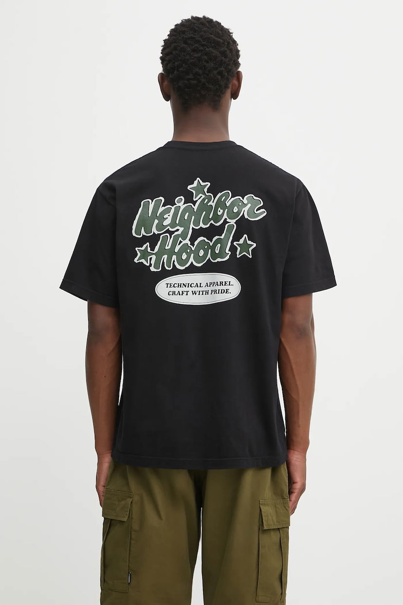 Tričko Neighborhood NEIGHBORHOOD NH. TEE SS-12 Print T-Shirt Čierna | 251PCNH.ST12