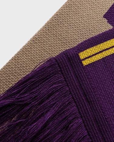 Šál BAPE Jacquard Bape Logo Long Scarf Fialová | 001GDK801011M PUR, 3