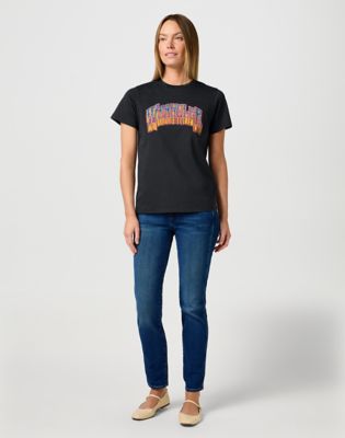 Tričko Wrangler Wrangler Graphic Tee Čierna | 112362783:XXL, 1