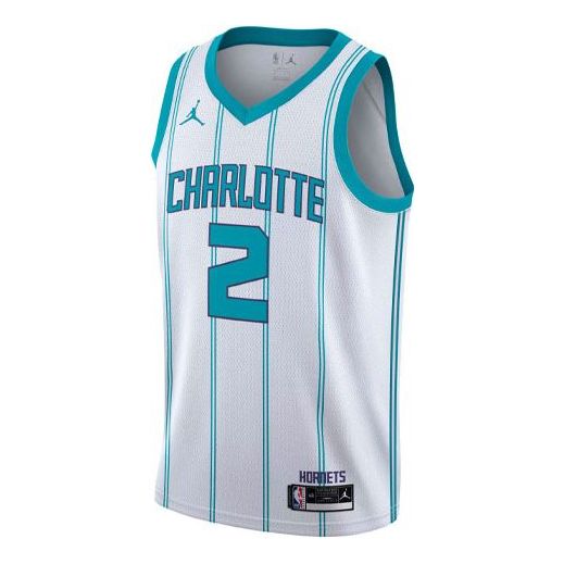 Dres Jordan Lonzo Ball Charlotte Hornets Jordan NBA Jersey Biela | CN8014-103, 0