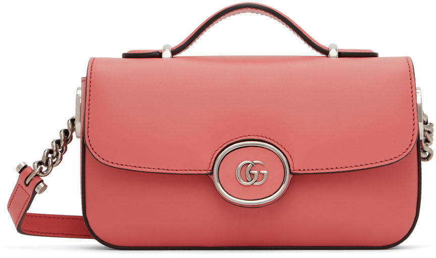Taška cez rameno Gucci Mini Petite GG Shoulder Bag Ružová | 739722 AABSG, 0