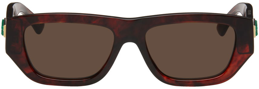 Slnečné okuliare Bottega Veneta Tortoiseshell Bolt Sunglasses Hnedá | BV1252S-002, 0