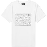 Tričko A.P.C. Carl Mind Map T-Shirt Biela | COBQX-H26264-AAB, 2