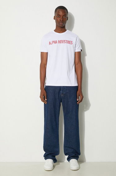 Tričko Alpha Industries RBF Moto Tee Biela | 116512 09, 4