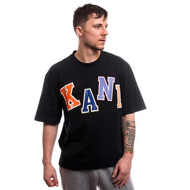 Tričko Karl Kani Woven Signature Multicolor Logo Tee Čierna | KK6069140, 0