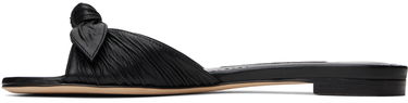 Doplnky Manolo Blahnik Manolo Blahnik Lollo Knotted Leather Slides Čierna | 224-1605, 2