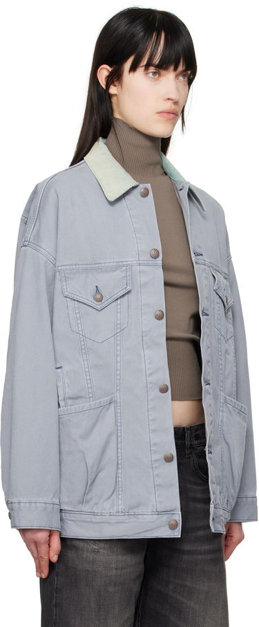 Bunda R13 R13 Lacey Trucker Denim Jacket Modrá | R13WD210-D279A, 1