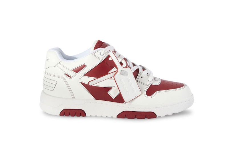 Out Of Office OOO Low Tops Brick Red White