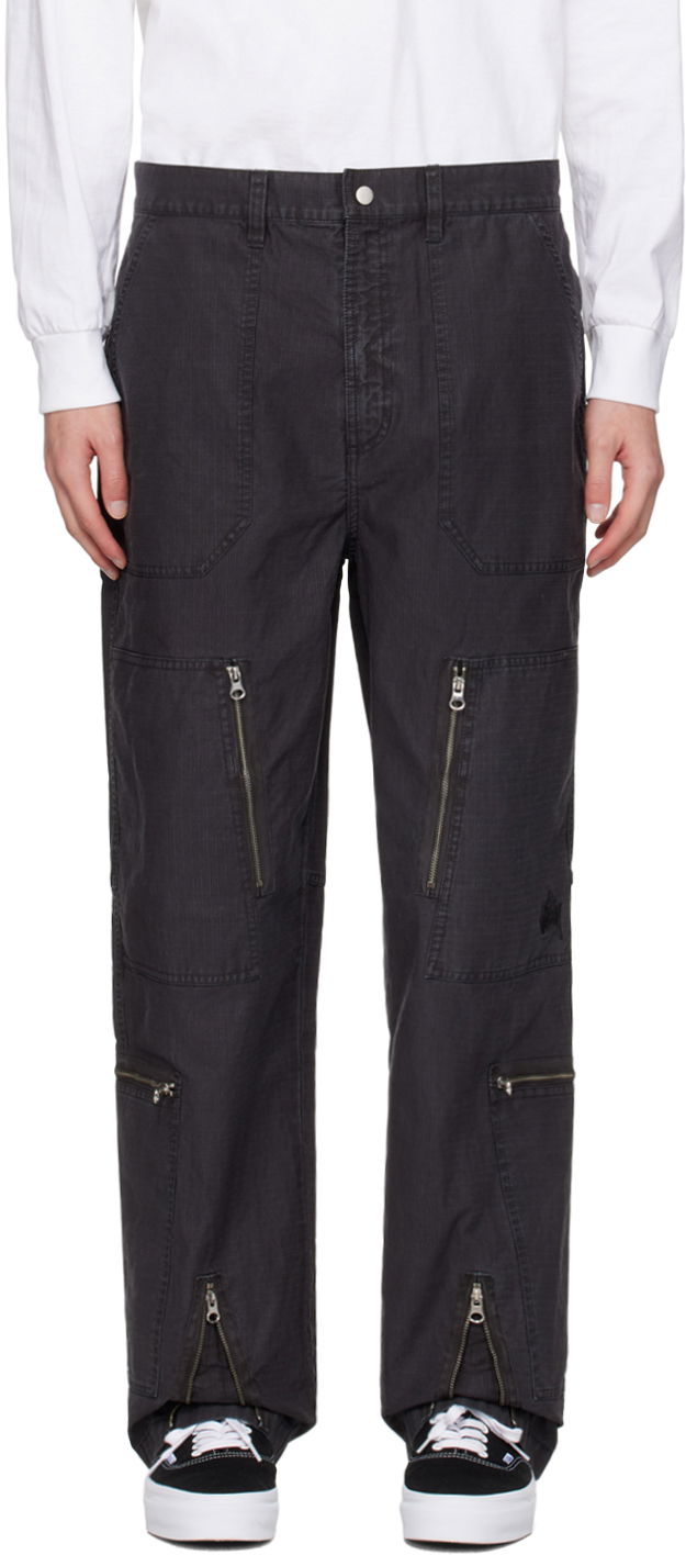 Black Flight Trousers