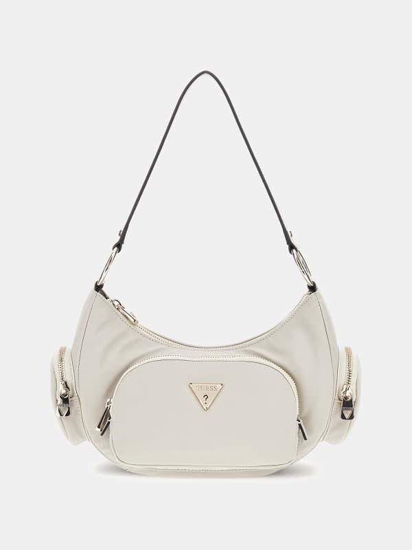 Kabelka GUESS Eco Gemma Shoulder Bag Béžová | HWEYG839517, 0