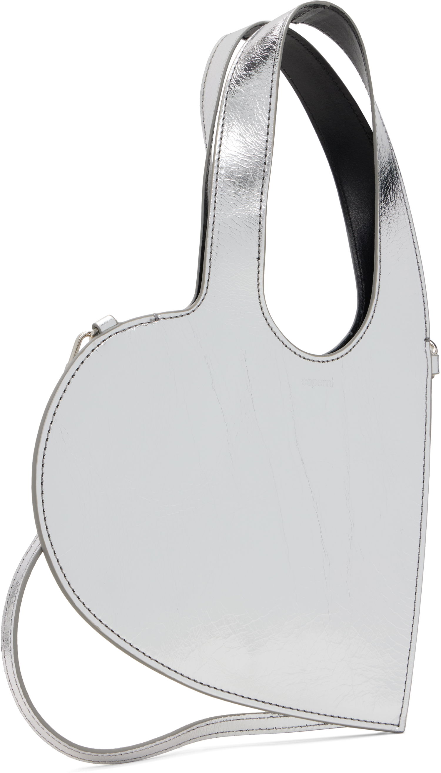 Tote bag Coperni Coperni Mini Heart Tote Bag Metalická | COPBA93F6051, 1
