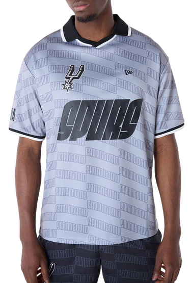 Dres New Era NBA San Antonio Spurs Oversized T-Shirt Šedá | 60596437-60596437, 0