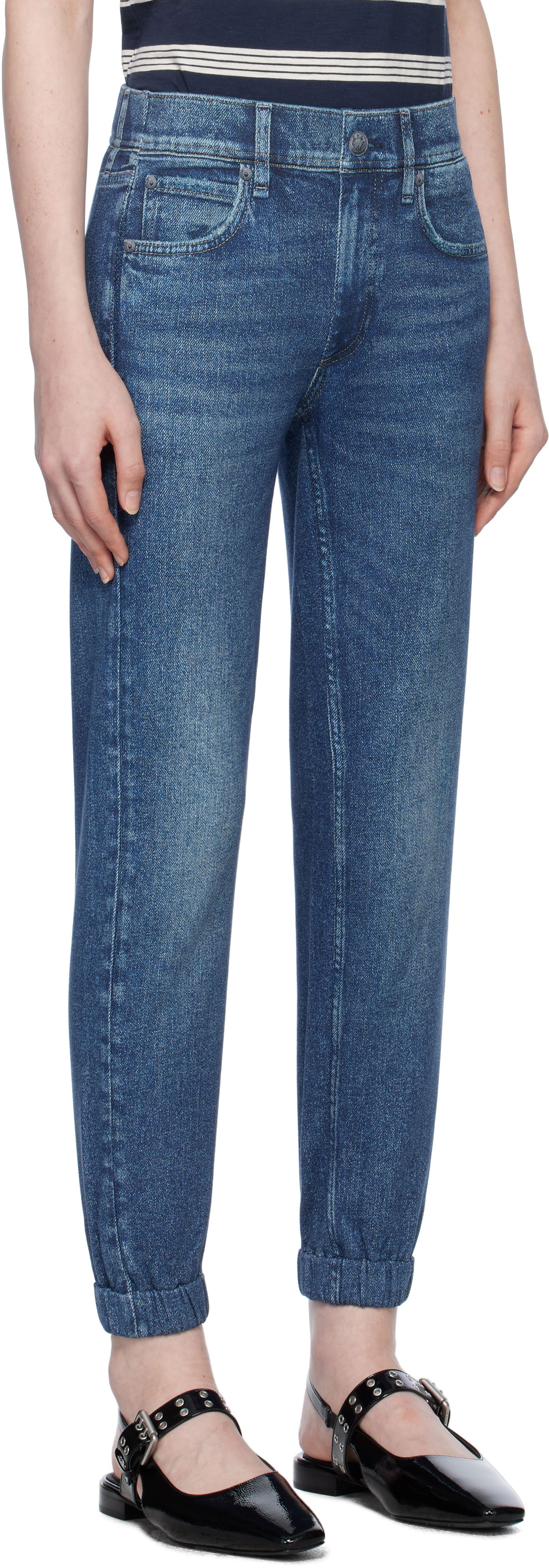 Džínsy rag & bone Miramar Jogger Lounge Pants Modrá | WCW24H70048204, 1