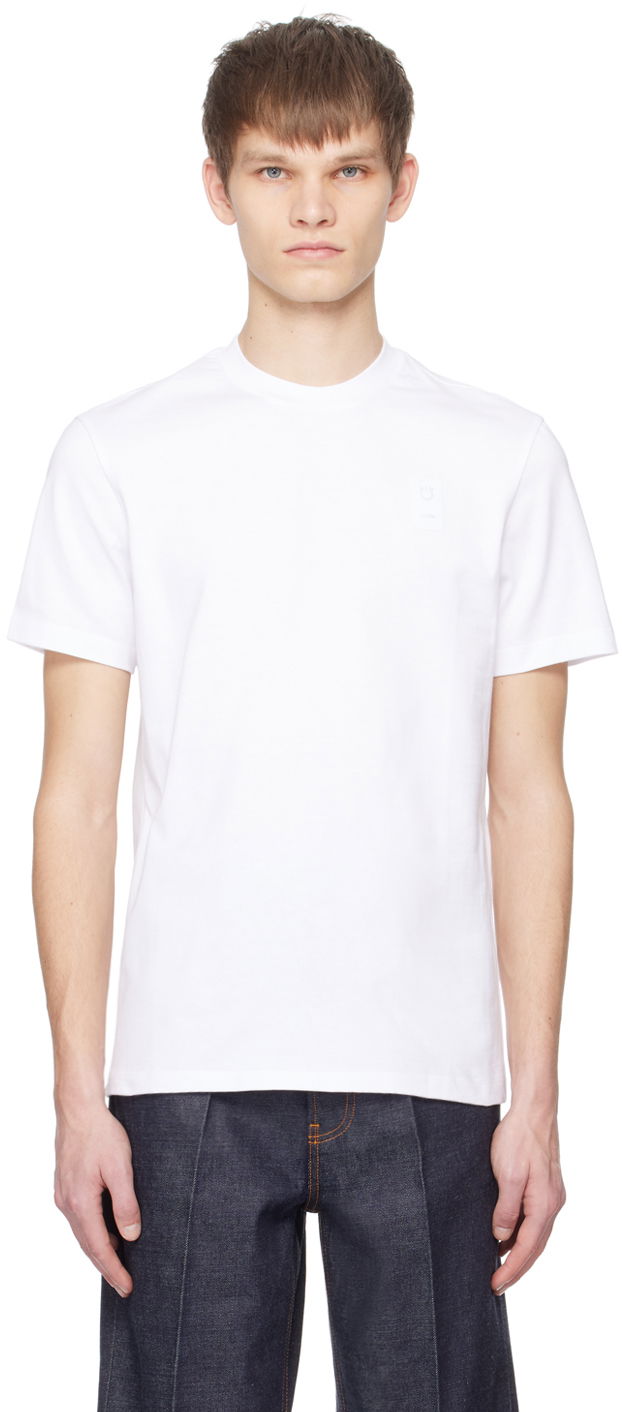 Tričko FERRAGAMO Patch T-Shirt Biela | 770325, 0