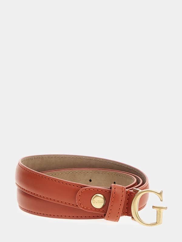 Opasok GUESS Stephi Python-Print Belt Červená | BW7863P3420, 0