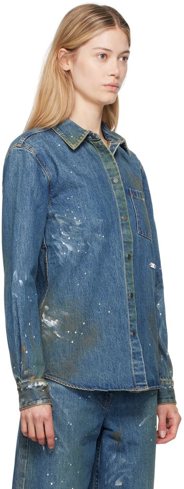 Košeľa Helmut Lang Helmut Lang Painted Denim Shirt Modrá | O05DW102, 3