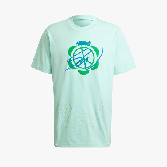 Tričko adidas Originals Sean Wotherspoon x Reversible Tee Tyrkysová | HI3299, 0