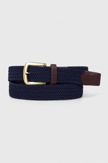 Opasok Barbour Braided Elastic Belt Modrá | MAC0038, 0