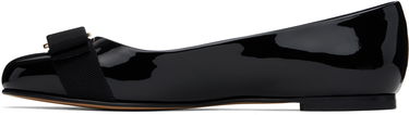 Šaty FERRAGAMO Salvatore Ferragamo Varina Bow Ballerina Flats Čierna | 574556, 2