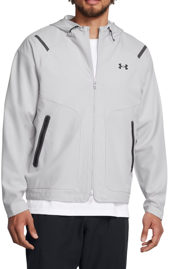 Mikina Under Armour Unstoppable Hooded Jacket Šedá | 1389354-014, 0