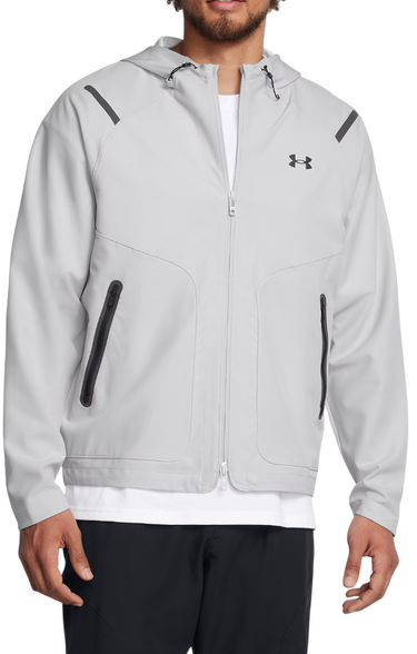Mikina Under Armour Unstoppable Hooded Jacket Šedá | 1389354-014, 0