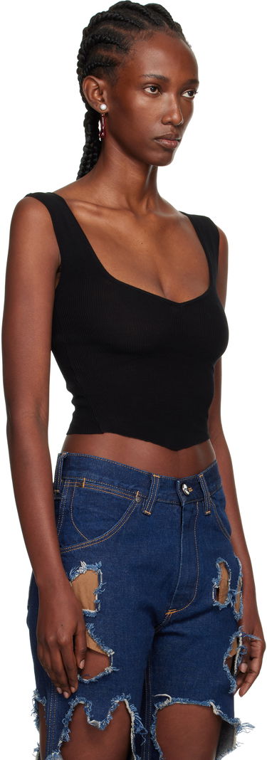 Tielko Vivienne Westwood Vivienne Westwood Sole Bodice Tank Top Modrá | 18030061-Y003F-, 4