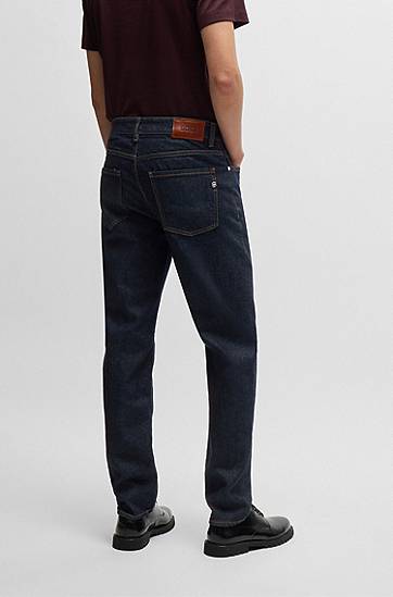 Džínsy BOSS Maine Regular-Fit Comfort-Stretch Jeans Modrá | 50520835, 1