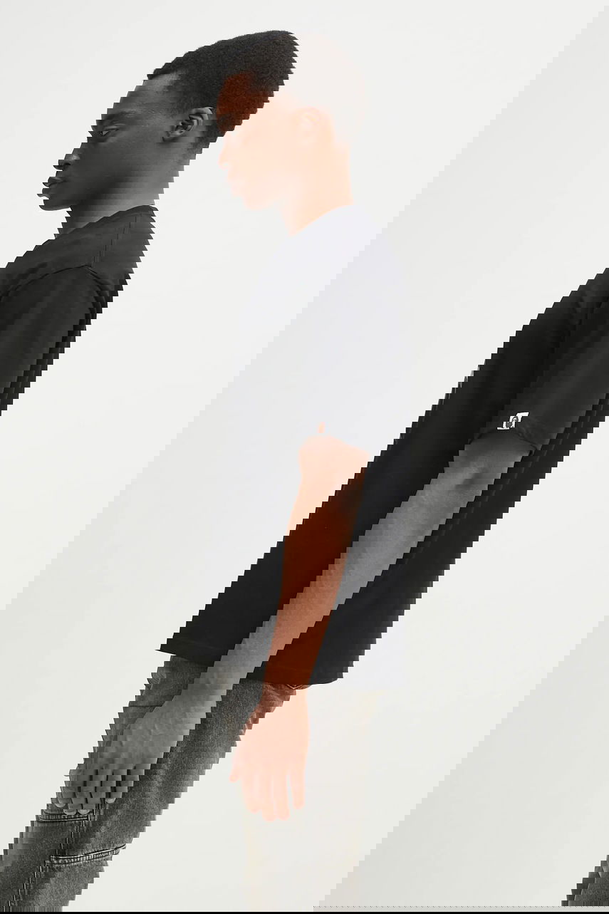 Tričko BAPE T-Shirt Chain Stitch Shark Appliqué Čierna | 1L30109343, 1